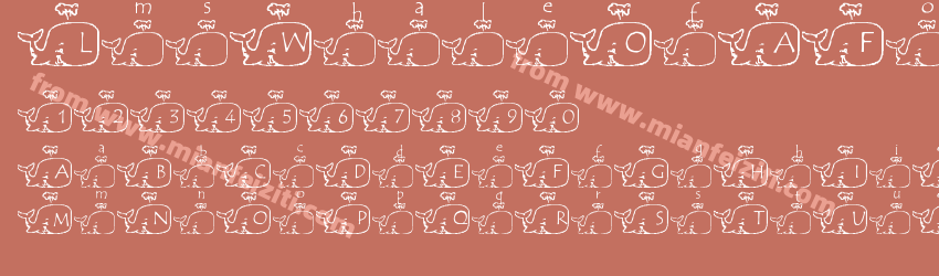 Lms Whale OfA Font e1mg预览图1