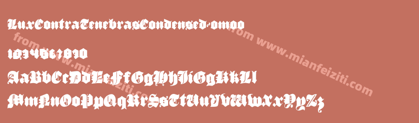 Lux Contra Tenebras Condensed omoo预览图1