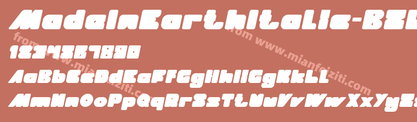 Made In Earth Italic BZL8预览图1