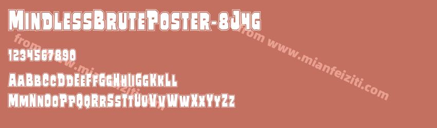 Mindless Brute Poster 8J4g预览图1