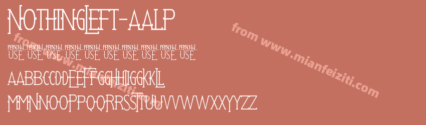 Nothing Left A Alp预览图1