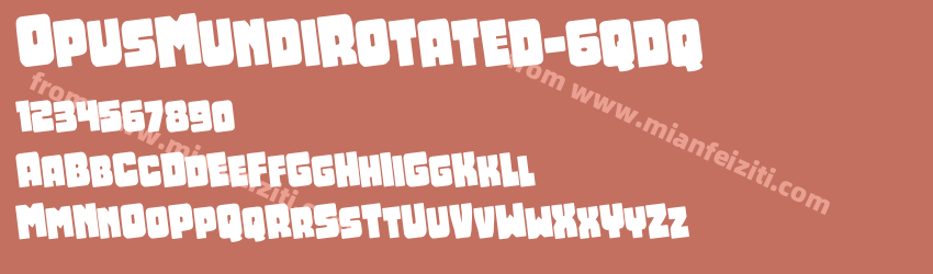 Opus Mundi Rotated 6qdq预览图1
