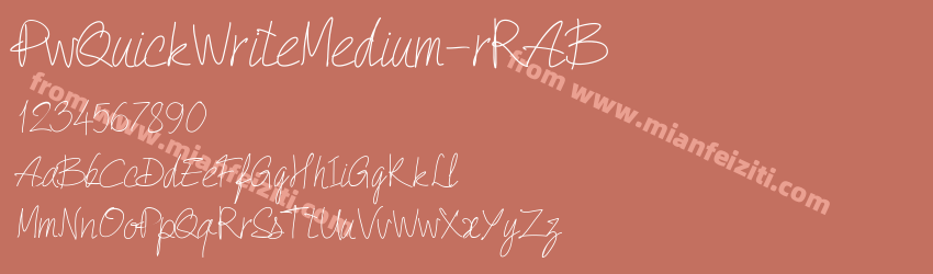 Pw Quick Write Medium rRAB预览图1
