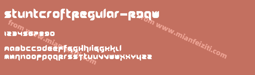 Stuntcroft Regular R DqW预览图1