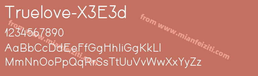 Truelove X3E3d预览图1