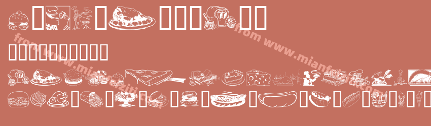 Culinary_Art字体预览