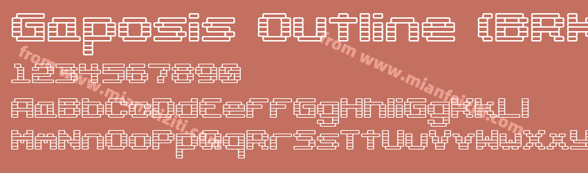 Gaposis Outline (BRK)预览图1