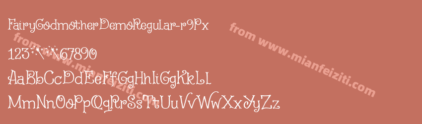 Fairy Godmother Demo Regular r9 Px预览图1