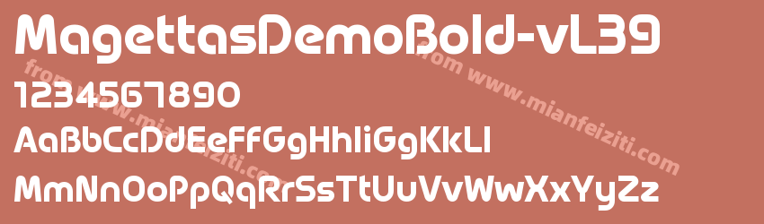 Magettas Demo Bold vL39预览图1