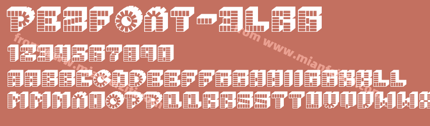 Pez Font 3lr6预览图1