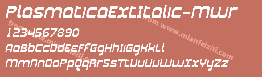 Plasmatica Ext Italic Mwr预览图1