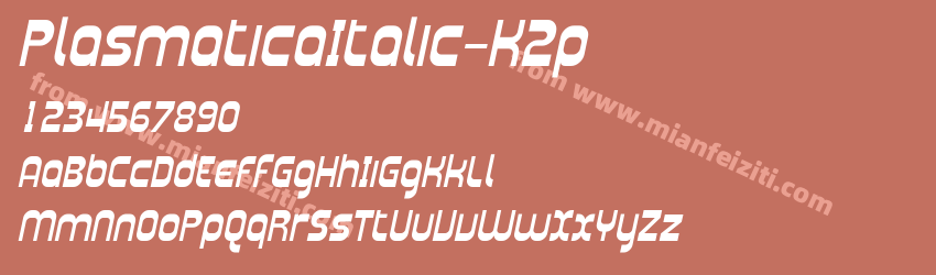 Plasmatica Italic K2p预览图1