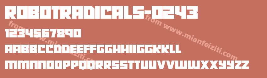 Robot Radicals O243预览图1