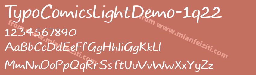 Typo Comics Light Demo 1q22预览图1