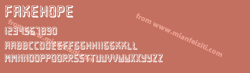 Fake Hope Regular预览图1