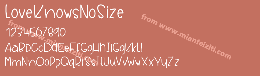 Love Knows No Size预览图1