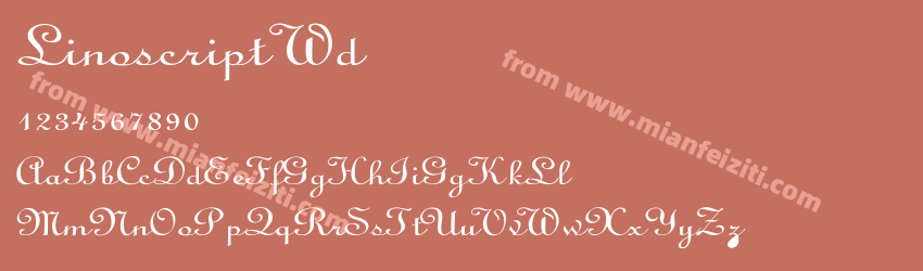 Linoscript Wd预览图1