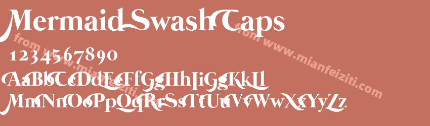 Mermaid Swash Caps Bold预览图1