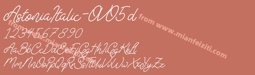 Astonia Italic OVO5d预览图1