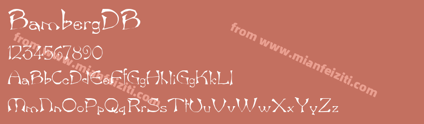 BambergDB Bold预览图1