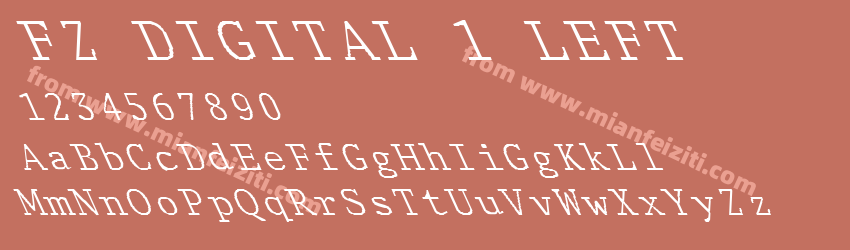 FZ DIGITAL 1 LEFTY预览图1