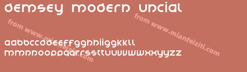 Demsey Modern Uncial预览图1