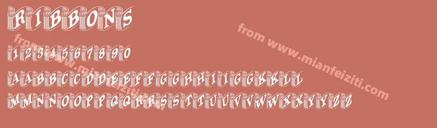 Ribbons Regular预览图1