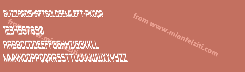 Blizzard Shaft Bold Semi Left P Koqr预览图1