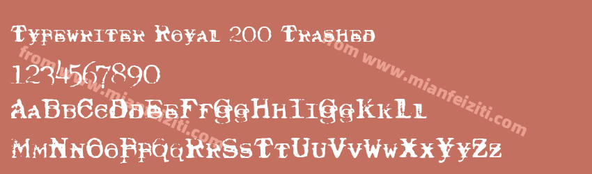Typewriter Royal 200 Trashed预览图1