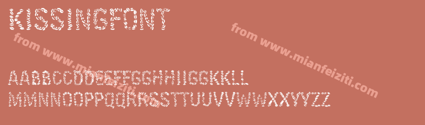 Kissingfont预览图1
