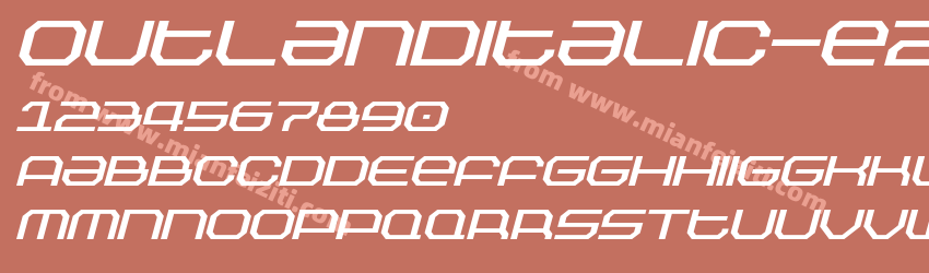 Outland Italic eZ5m3预览图1