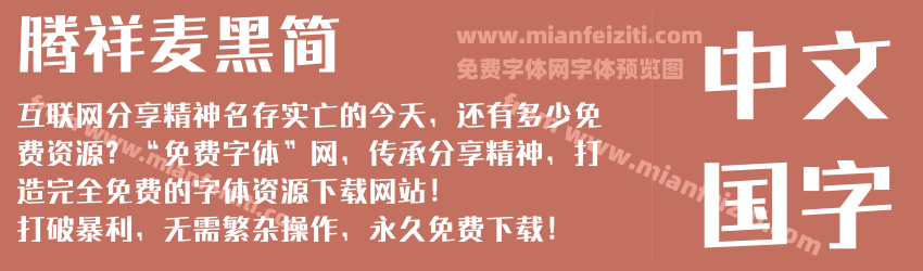 腾祥麦黑简预览图1