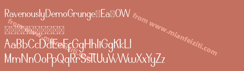 Ravenously Demo Grunge Ea9OW预览图1