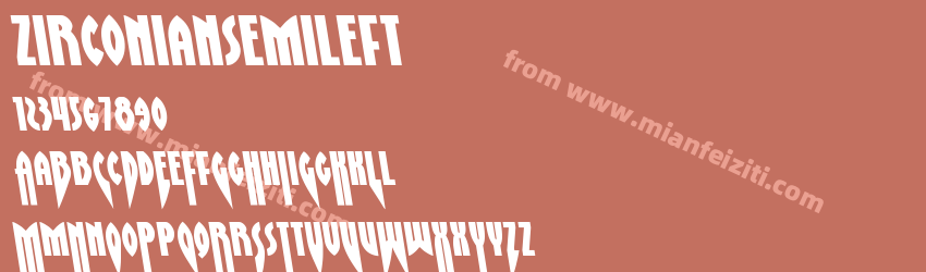 Zirconian Semi Leftalic预览图1