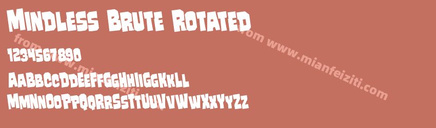 Mindless Brute Rotated预览图1