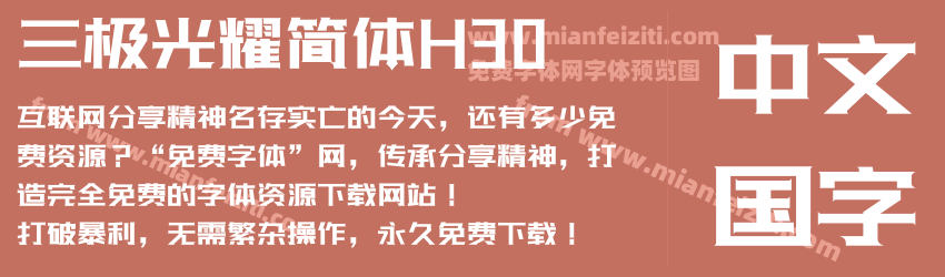 三极光耀简体H30预览图1