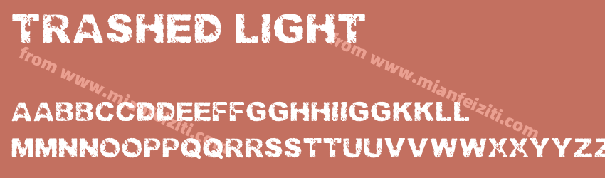 Trashed light Regular预览图1
