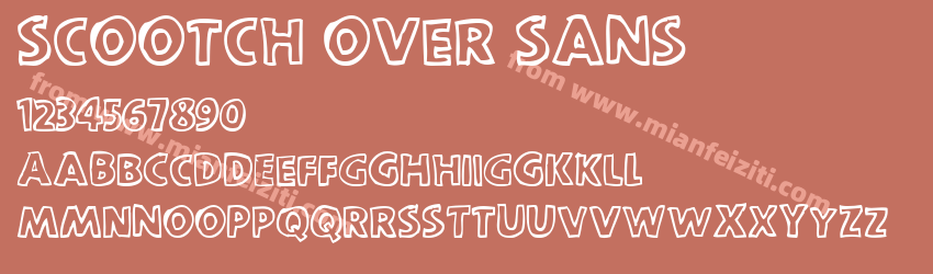 scootch over (sans)预览图1