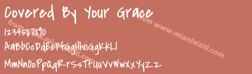 Covered By Your Grace字体预览
