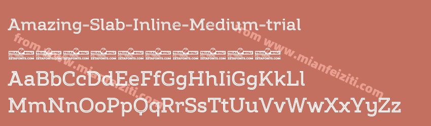 Amazing-Slab-Inline-Medium-trial字体预览