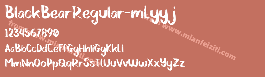 Black Bear Regular m Lyyj预览图1