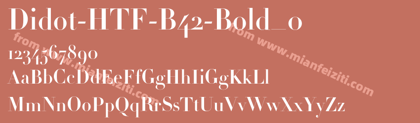 Didot-HTF-B42-Bold_0预览图1