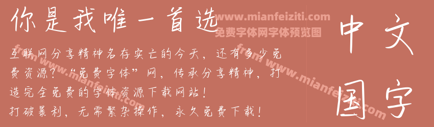 你是我唯一首选预览图1