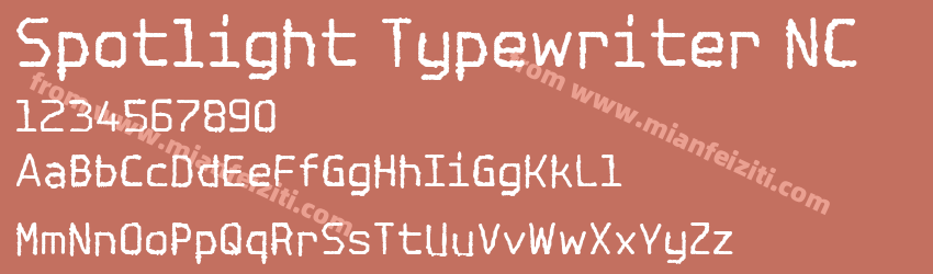 Spotlight Typewriter NC预览图1