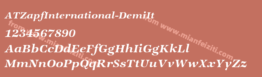 AT Zapf International Demi It预览图1