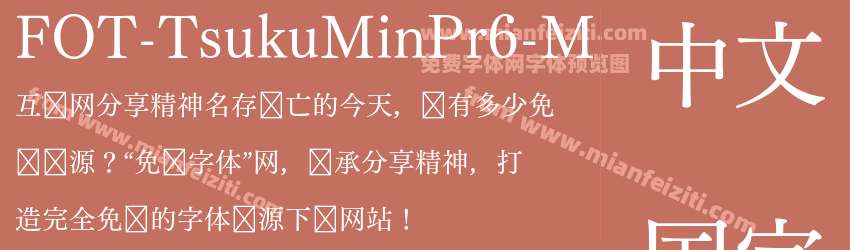 FOT Tsuku Min Pr6 M预览图1