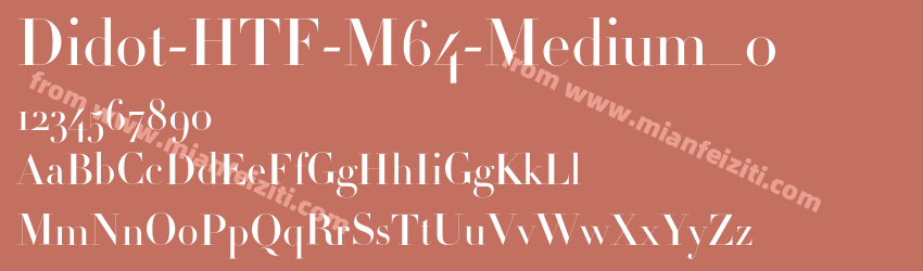 Didot-HTF-M64-Medium_0预览图1