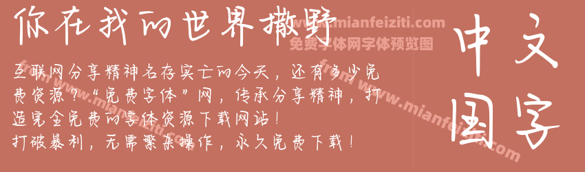 你在我的世界撒野预览图1
