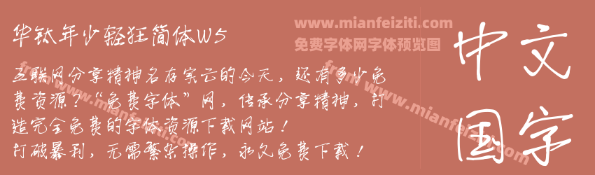 华钛年少轻狂简体W5预览图1