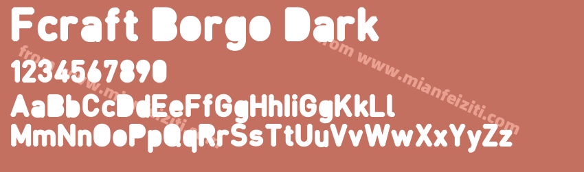 Fcraft Borgo Dark预览图1